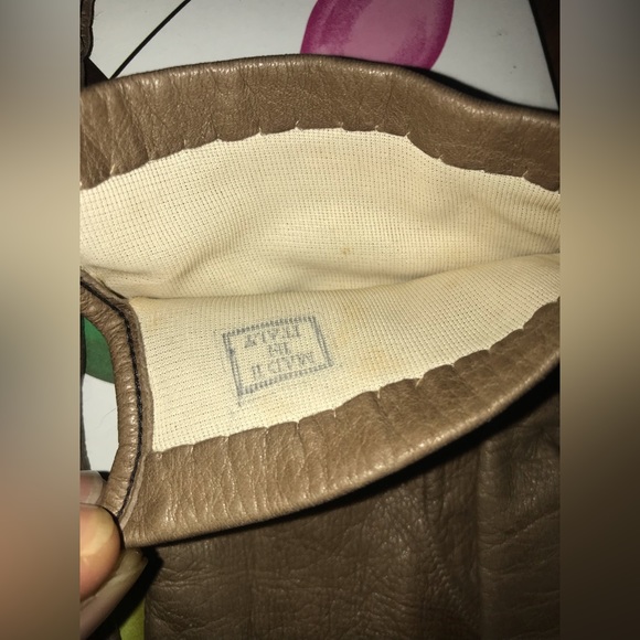 Vintage Silk Lined Leather Gloves Made in Italy - Womens - Picture 3 of 5